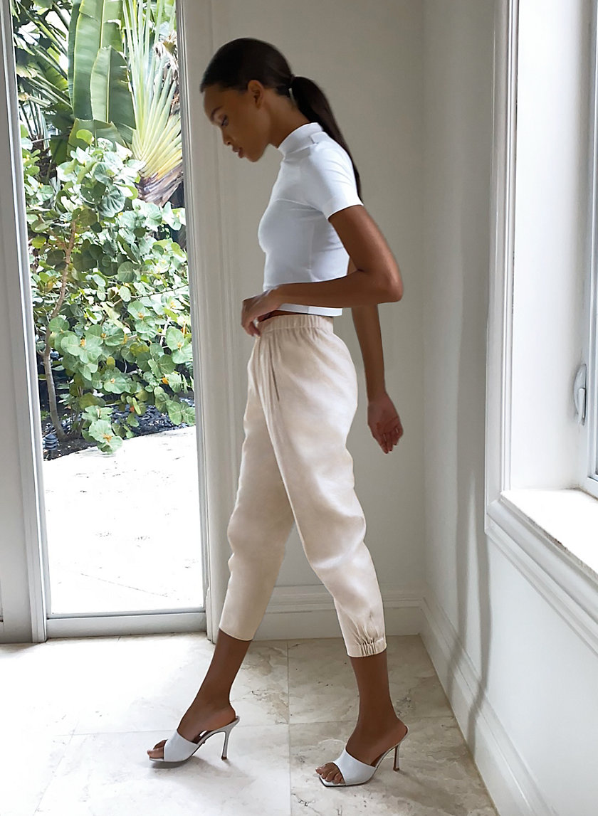 Babaton DEXTER LINEN PANT | Aritzia INTL