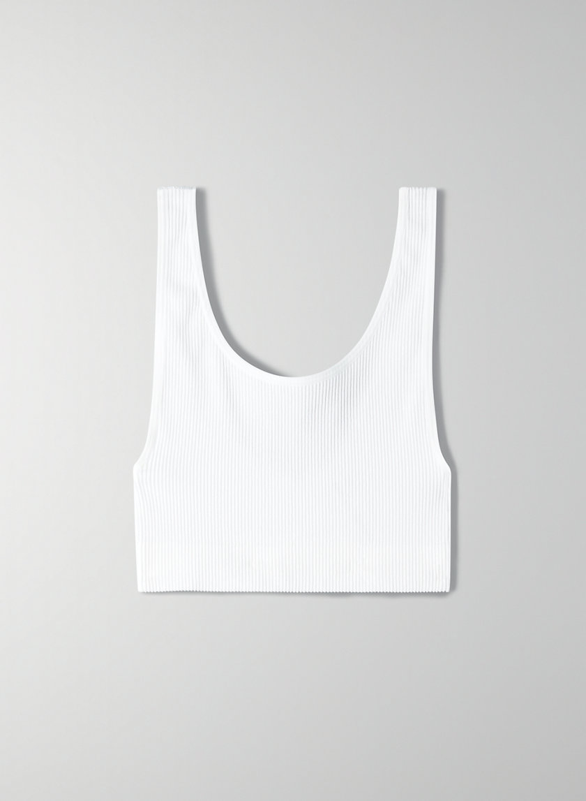 Sunday Best SEAMLESS RIBBED BRA TOP | Aritzia US