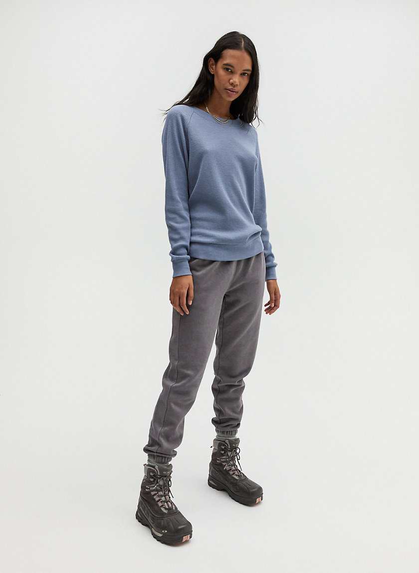 ANDREWS THERMAL - Waffle-knit thermal top ANDREWS THERMAL - Waffle-knit thermal top