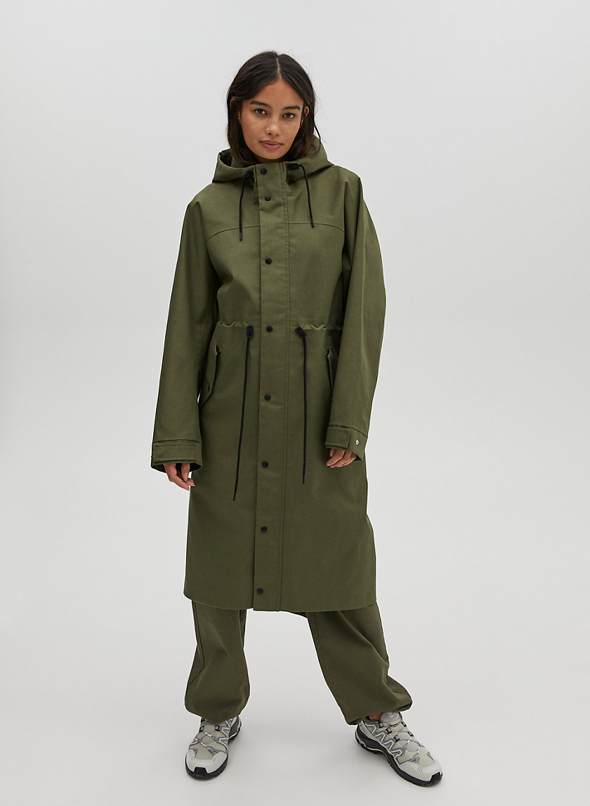 parka style rain jacket