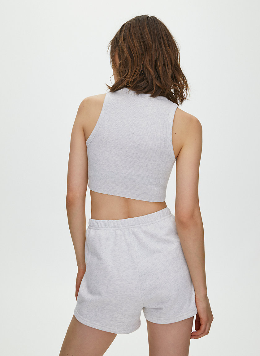 high waisted sweatshort