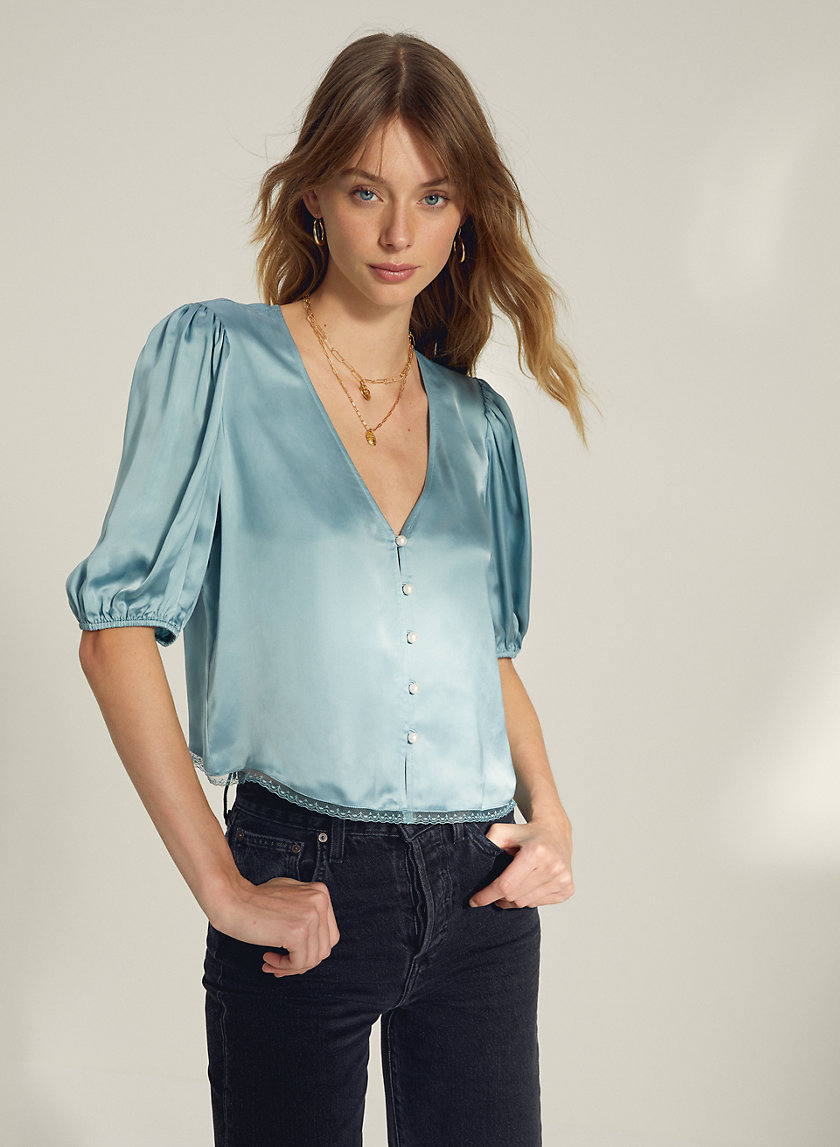 Satin | Wilfred | Women's Blouses, Dress Shirts, & Tops | Aritzia CA