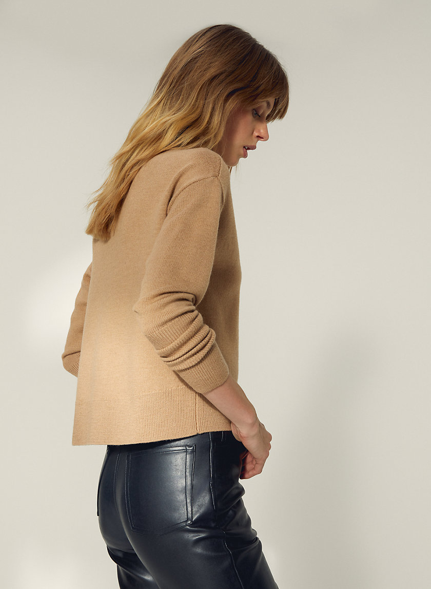 CYPRIE SWEATER - Merino-wool mock-neck sweater CYPRIE SWEATER - Merino-wool mock-neck sweater