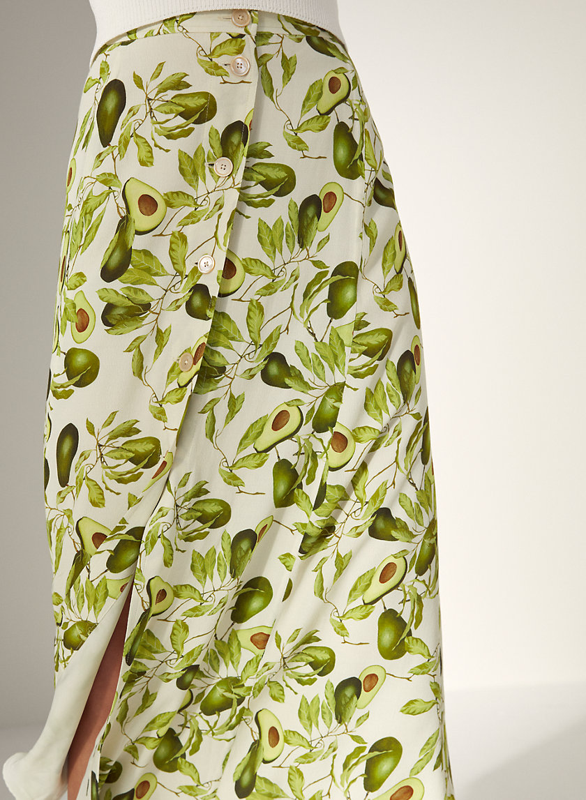 aritzia avocado skirt