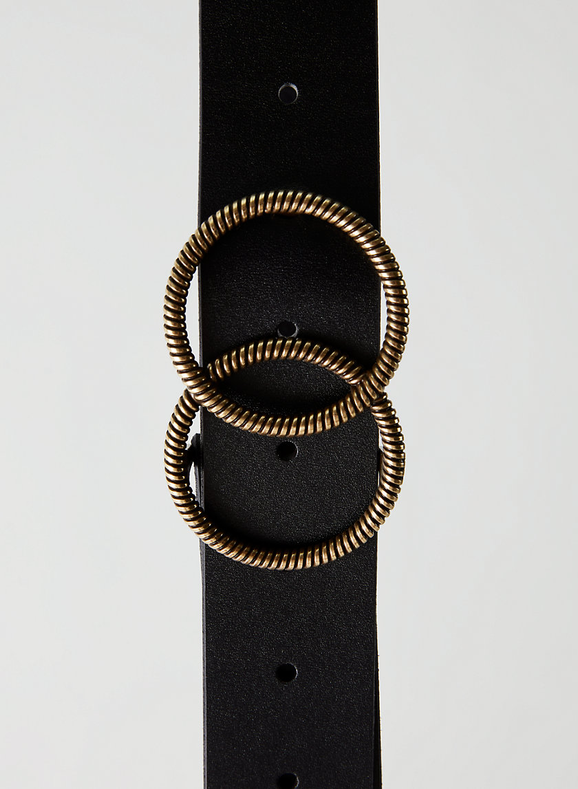 Auxiliary TEXTURED DOUBLE RING BELT Aritzia CA