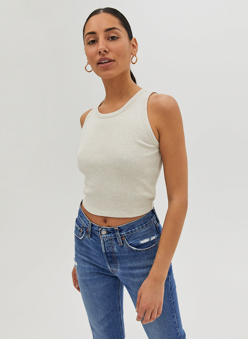 crop muscle tee