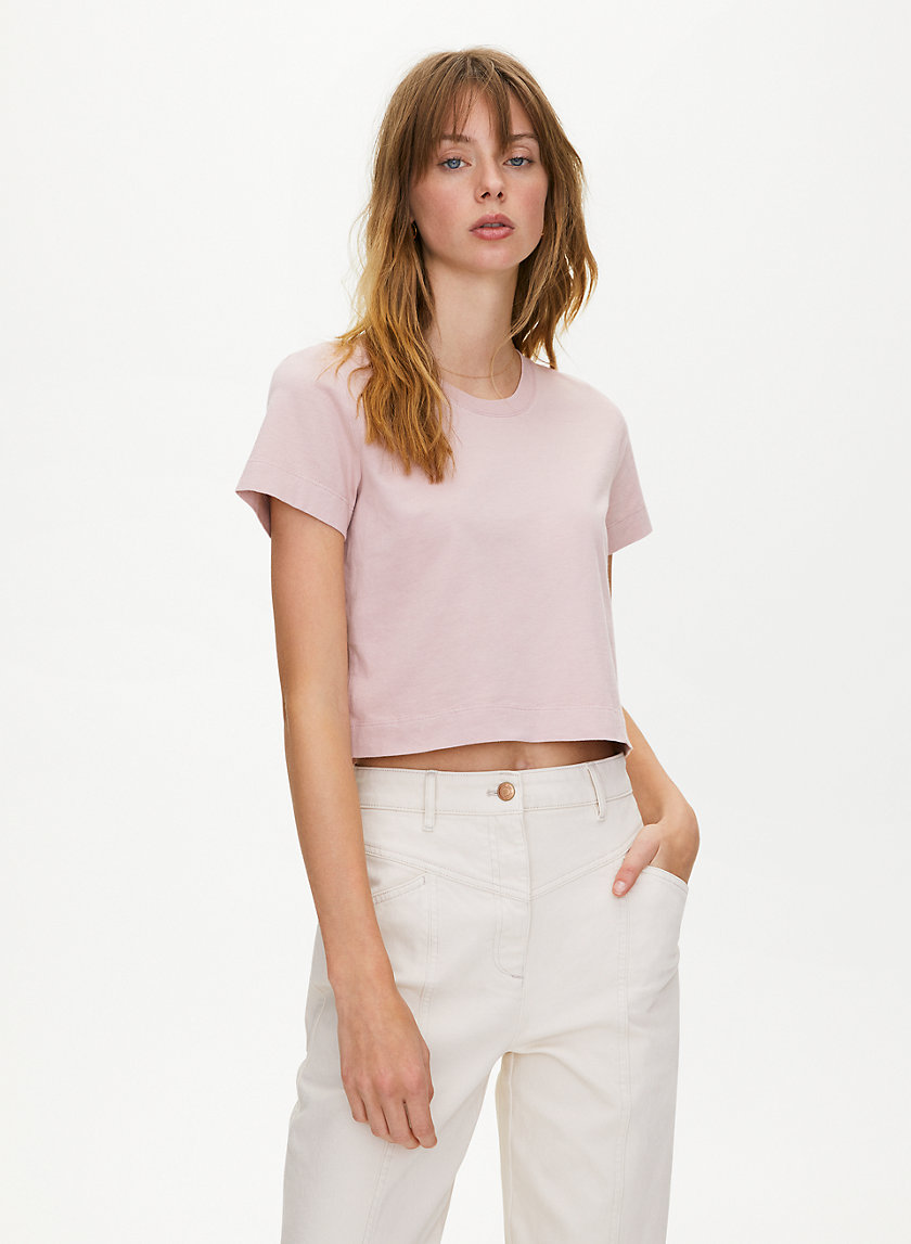 WEEKEND T-SHIRT - Cropped cotton t-shirt WEEKEND T-SHIRT - Cropped cotton t-shirt