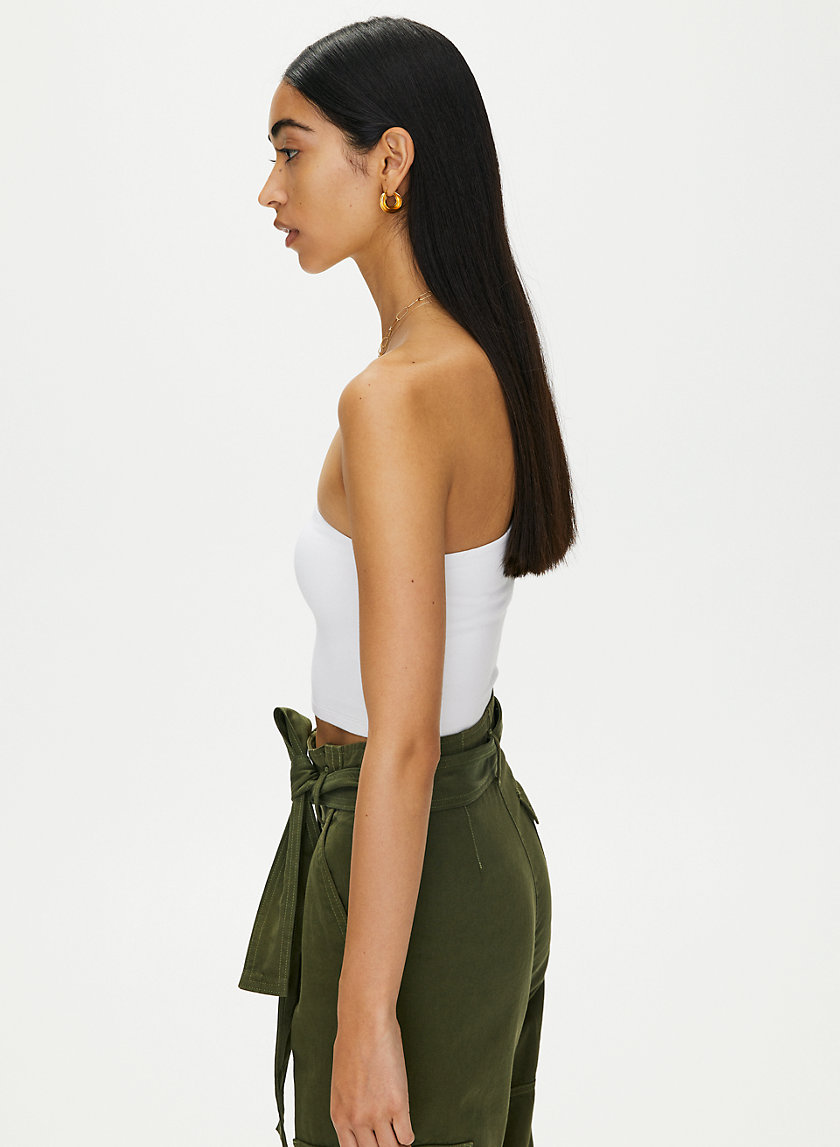 NICOLE TOP - One-shoulder crop top NICOLE TOP - One-shoulder crop top