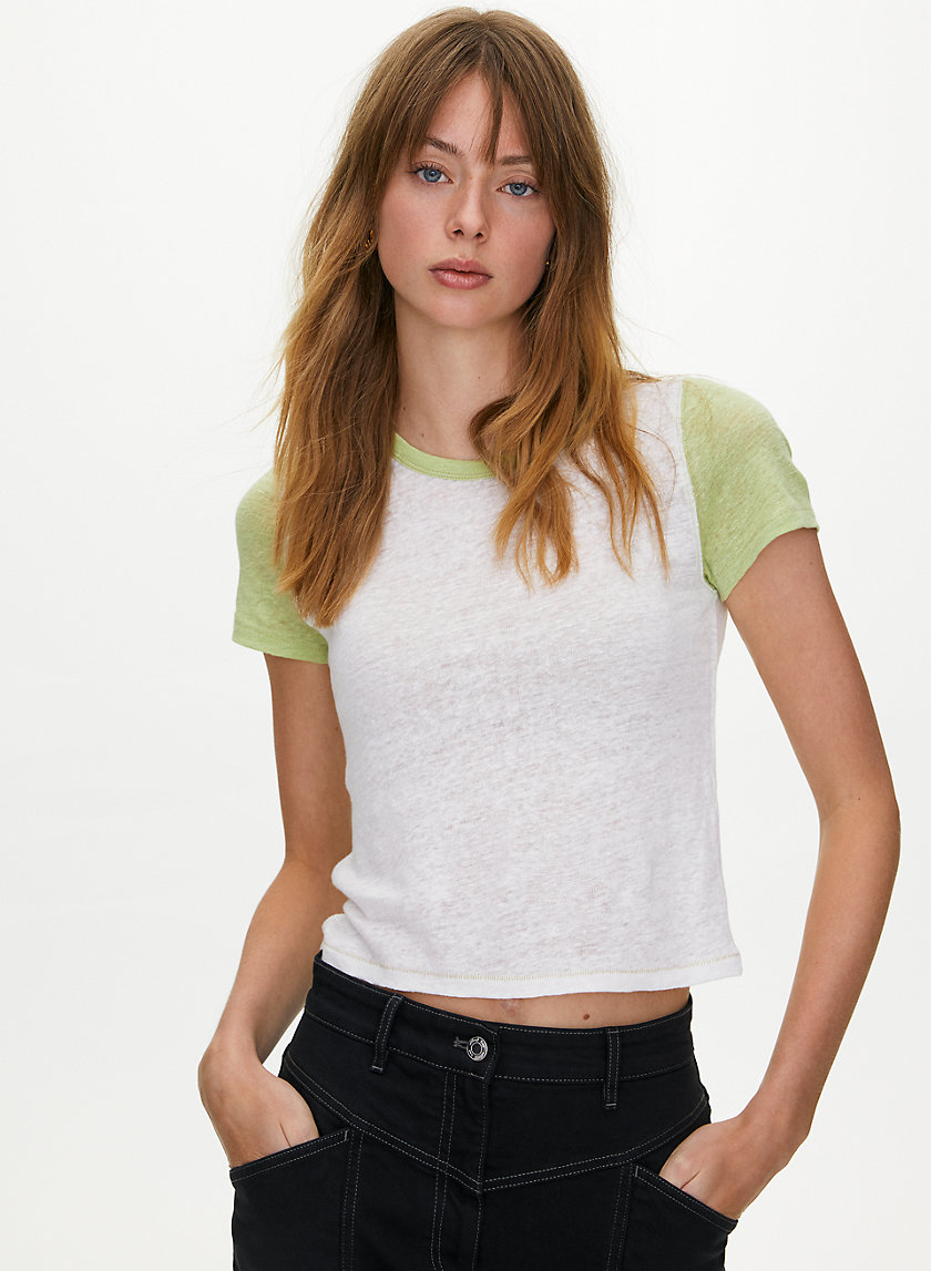 Wilfred Free GO-TO LINEN T-SHIRT | Aritzia US