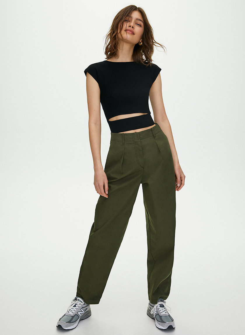 Wilfred Free CUT-OUT KNIT TOP | Aritzia INTL