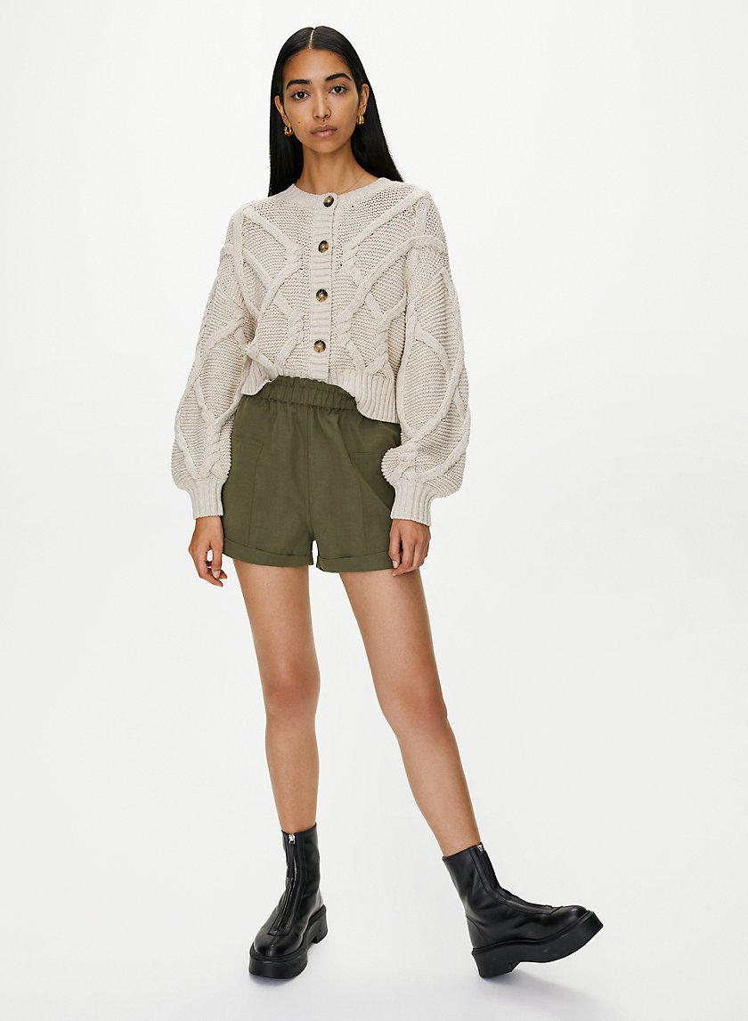 aritzia callisto cardigan