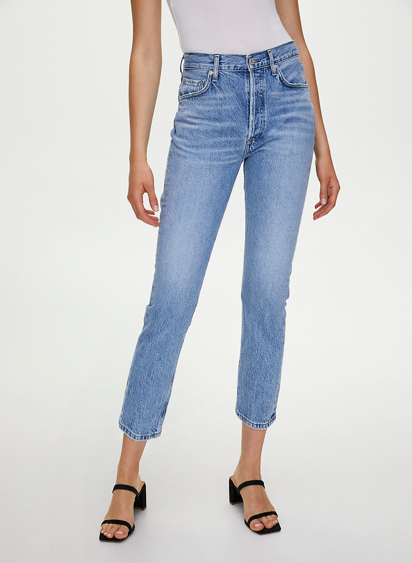 RILEY BLUR - High-waisted straight leg jean RILEY BLUR - High-waisted straight leg jean