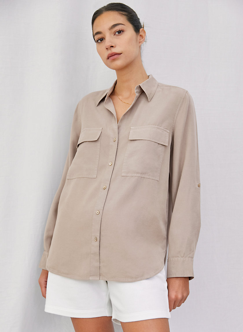 The Group by Babaton UTILITY BUTTON-UP | Aritzia INTL
