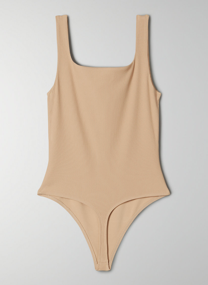 aritzia ribbed bodysuit