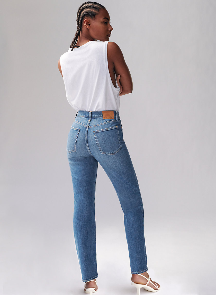 Denim Forum THE ARLO HIGH RISE STRAIGHT 30L | Aritzia US