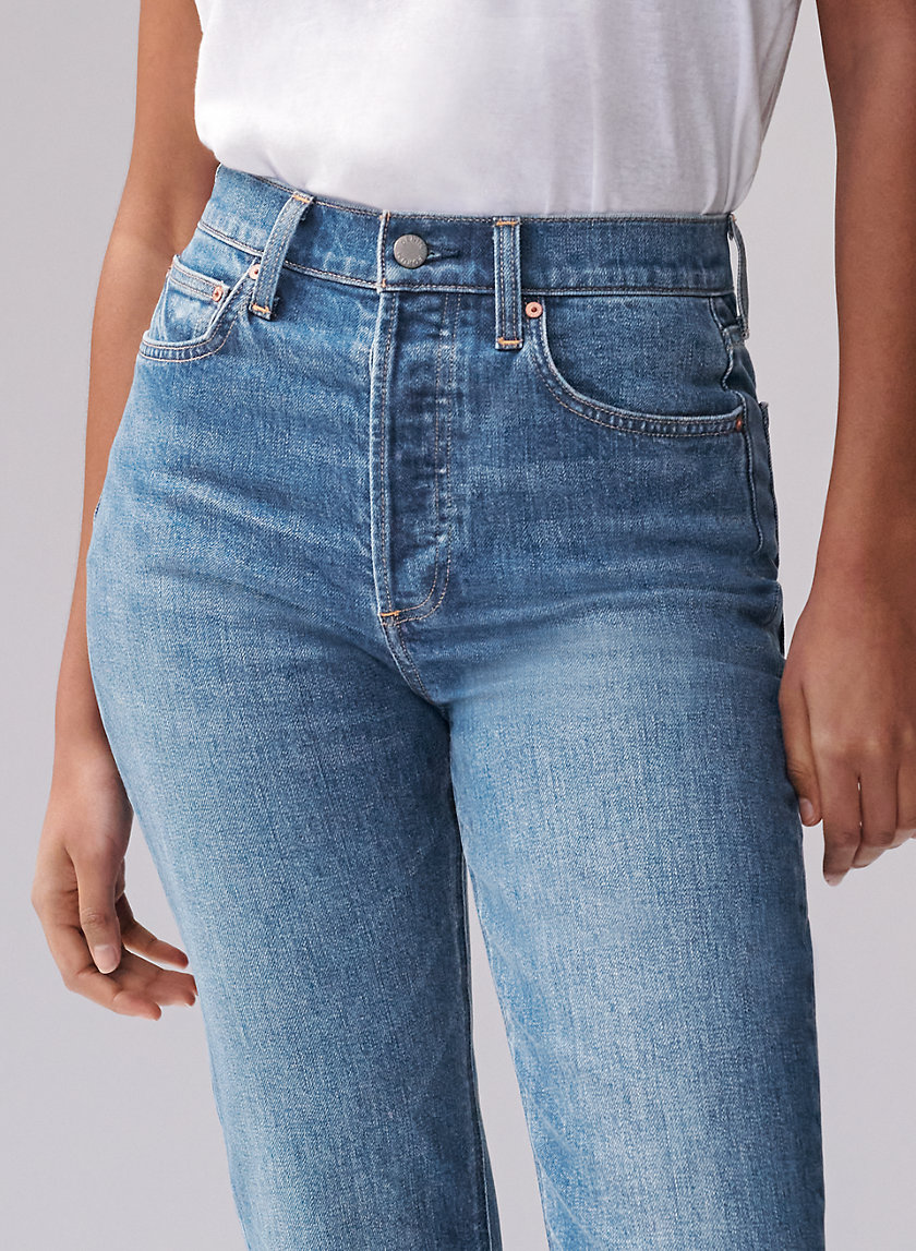 Denim Forum THE ARLO HIGH RISE STRAIGHT 30L | Aritzia US