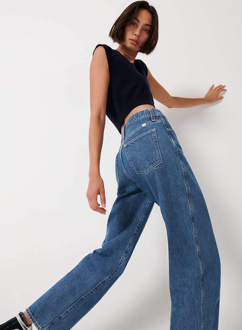 aritzia dad jeans