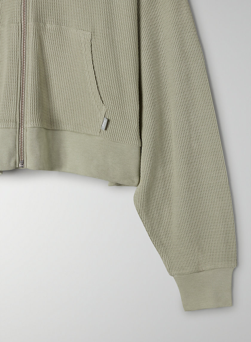 Tna BOXY THERMAL ZIP HOODIE | Aritzia US