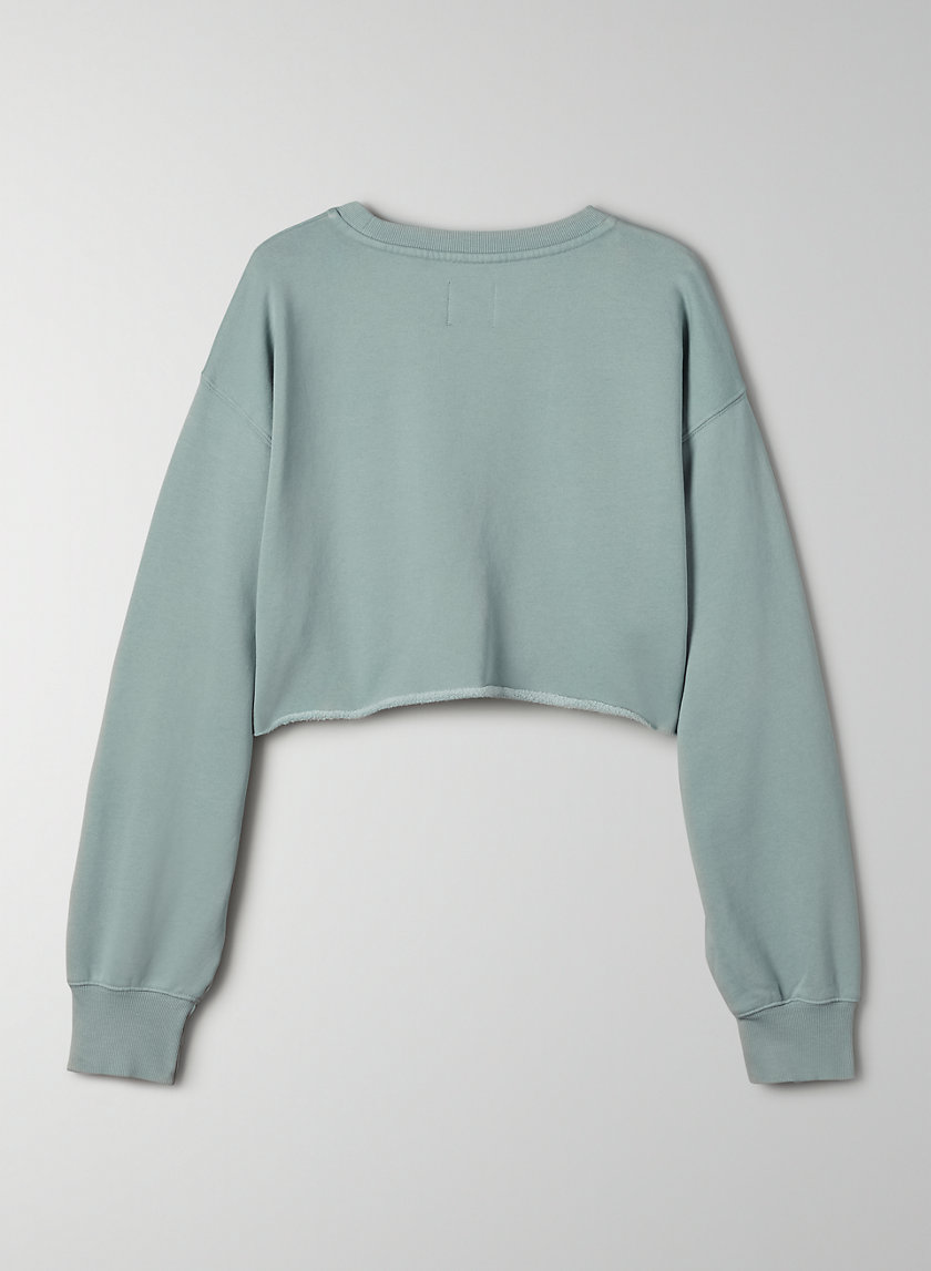 Tna COZY FLEECE BOYFRIEND CROPPED SWEATSHIRT | Aritzia INTL