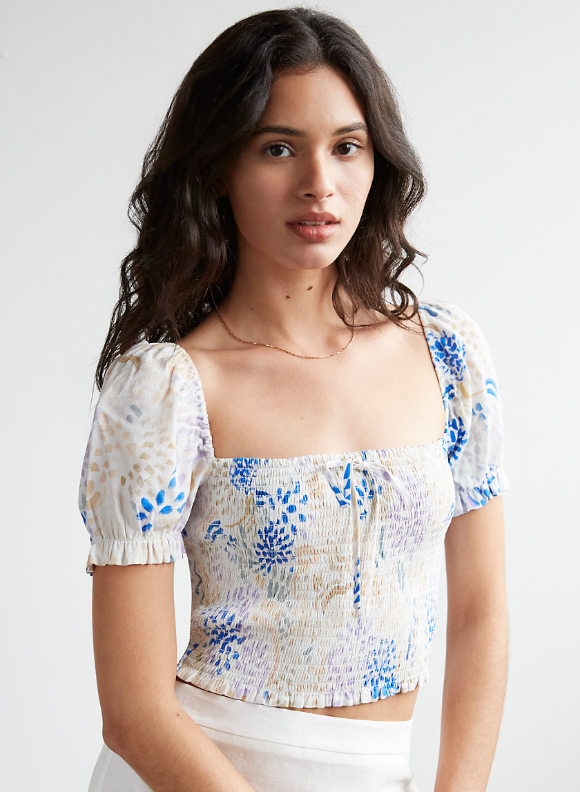 Wilfred SMOCKED BLOUSE | Aritzia US
