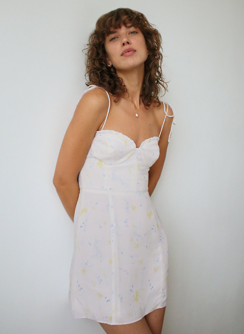 aritzia dress white