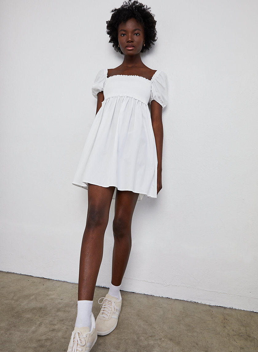 aritzia dress white