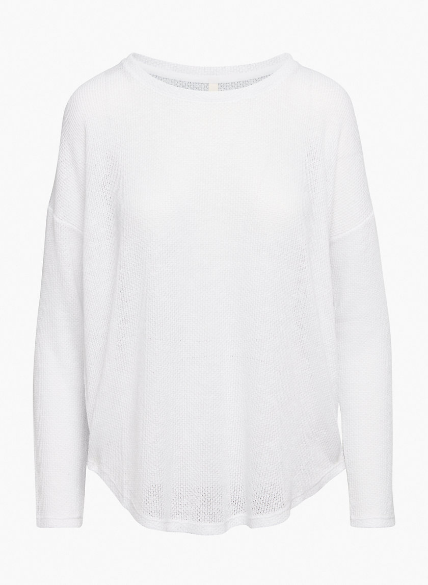 The Group by Babaton SOFT WAFFLE LONGSLEEVE | Aritzia CA