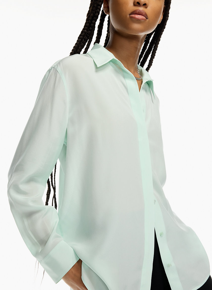 Babaton ACADEMY SILK BLOUSE | Aritzia CA