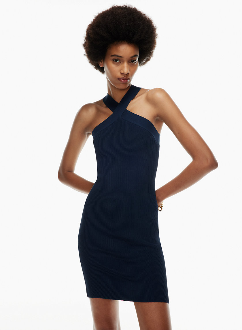 Babaton SCULPT KNIT CRISS CROSS DRESS Aritzia INTL