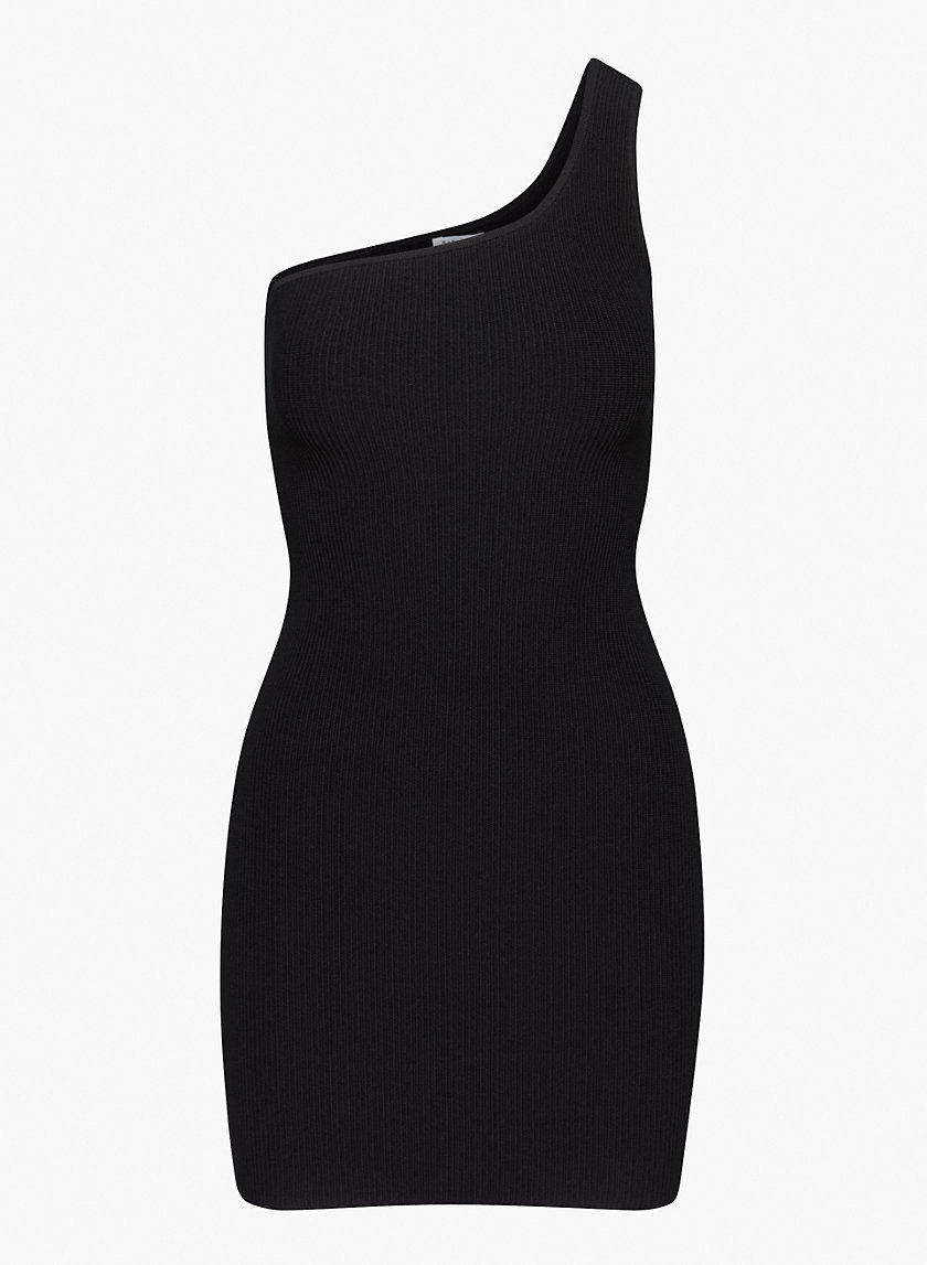 Babaton SCULPT KNIT ONE-SHOULDER DRESS | Aritzia INTL