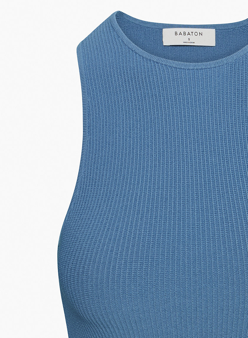 Babaton SCULPT KNIT RACER DRESS 