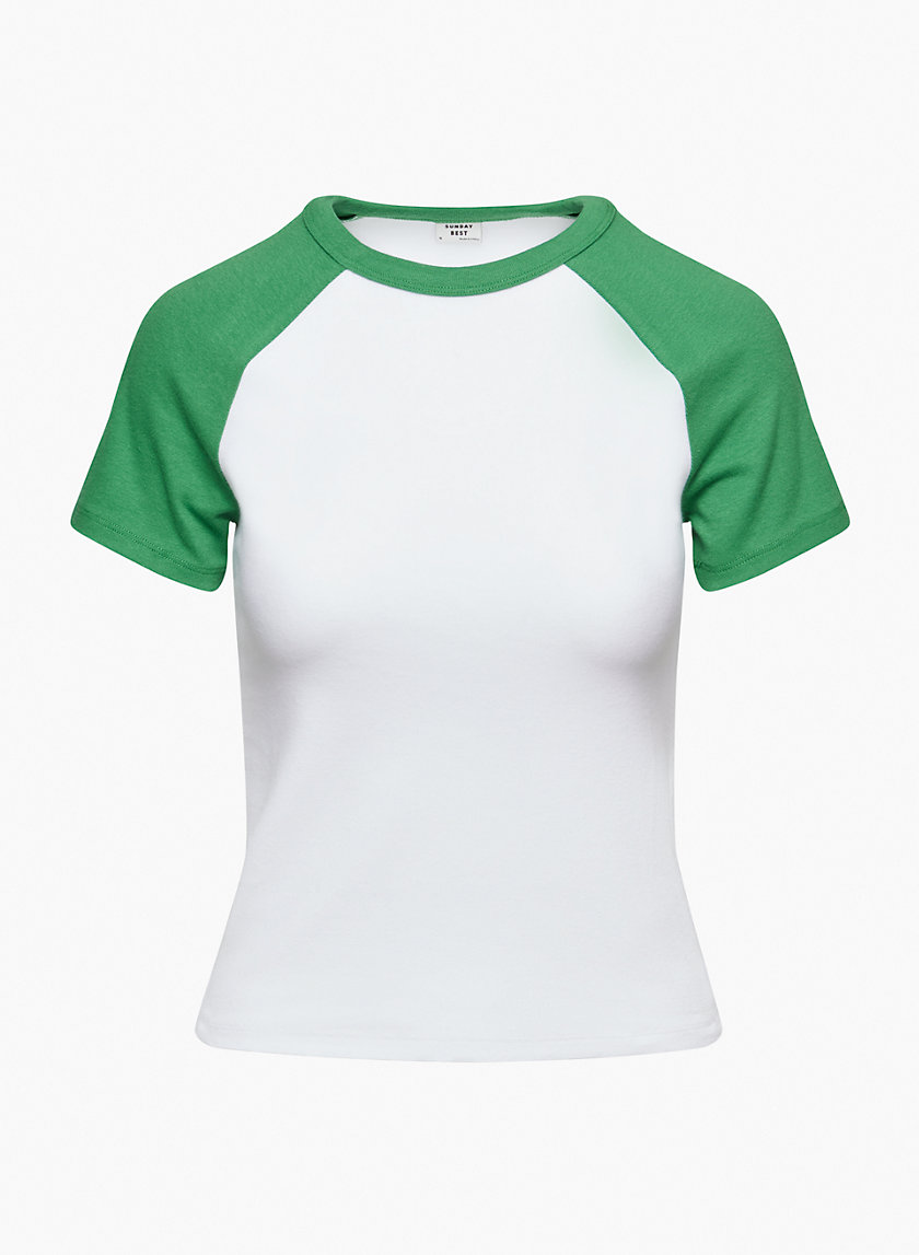 Green sale raglan tee