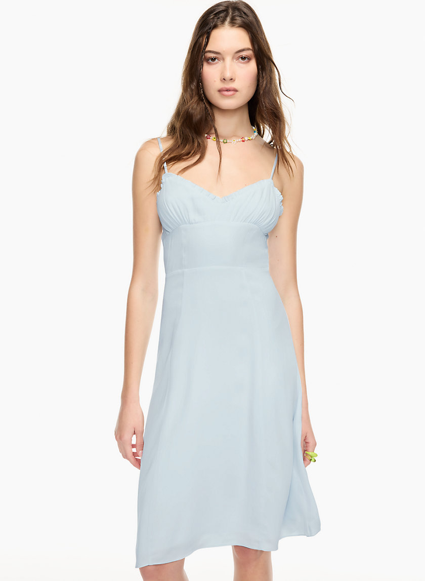 blue dress aritzia