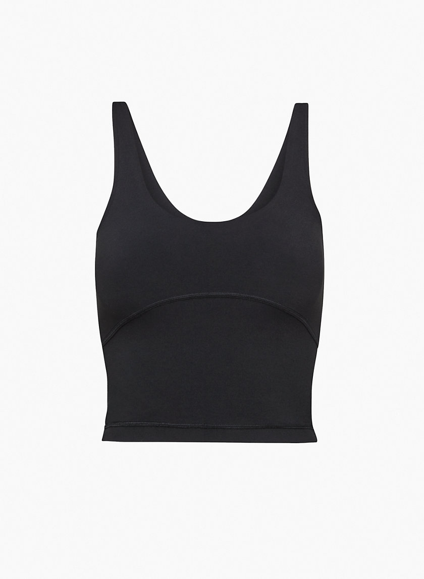 Black tank crop  These 30 Tank Tops with Built-In Bras are a Game Changer