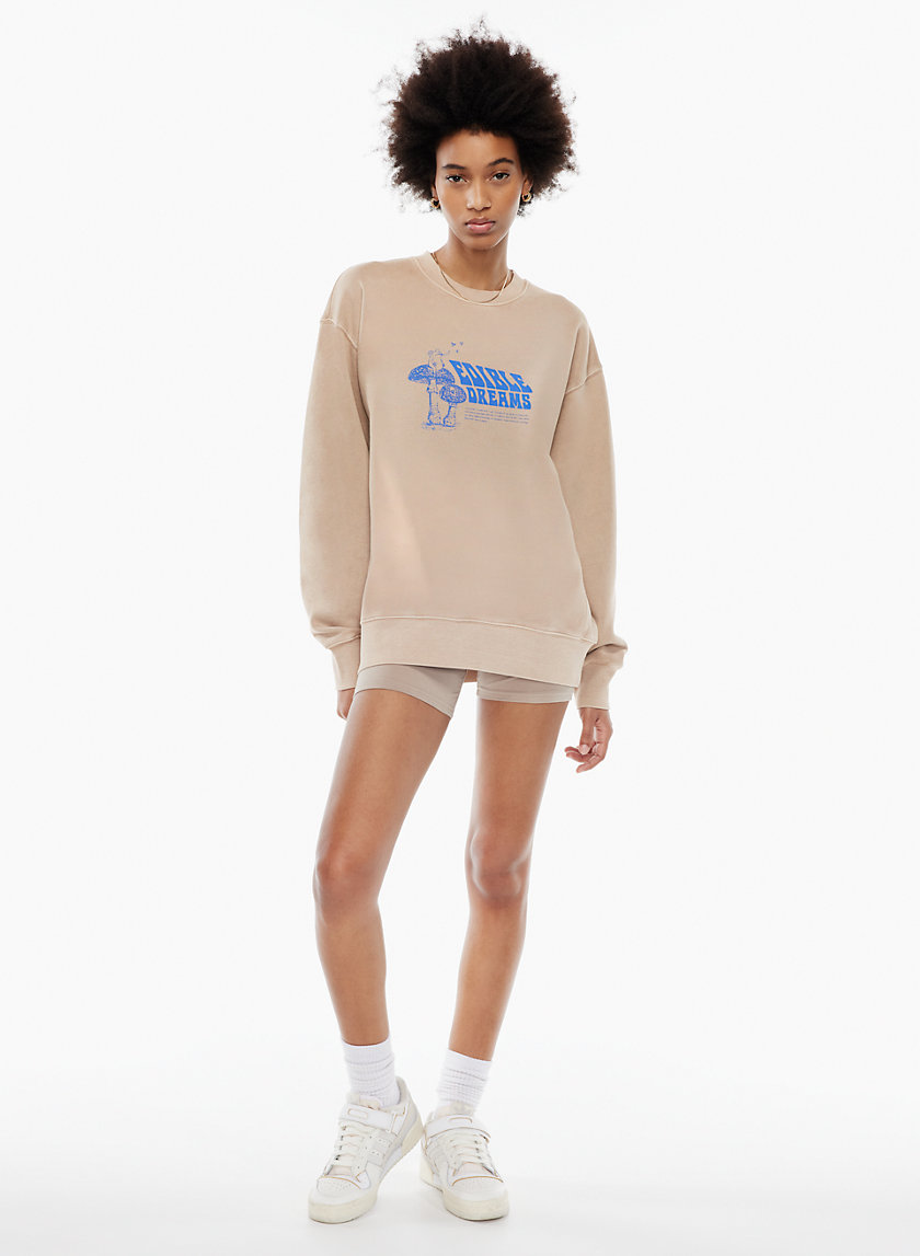 Tna NEW COZY FLEECE BOYFRIEND CREW 