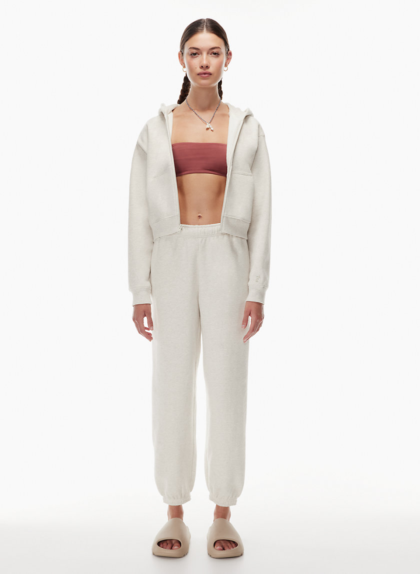 COZY FLEECE BOYFRIEND BOXY ZIP HOODIE