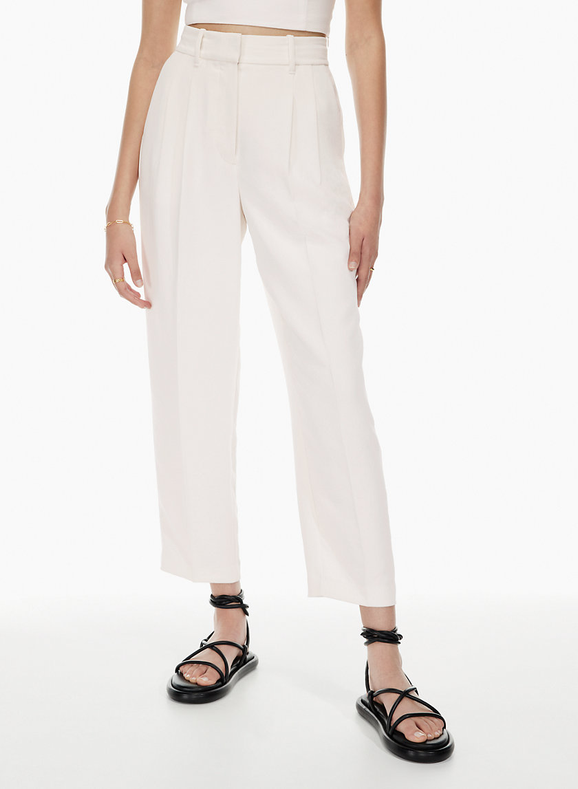 Aritzia Wilfred carrot leather pants - circletaxi.ca