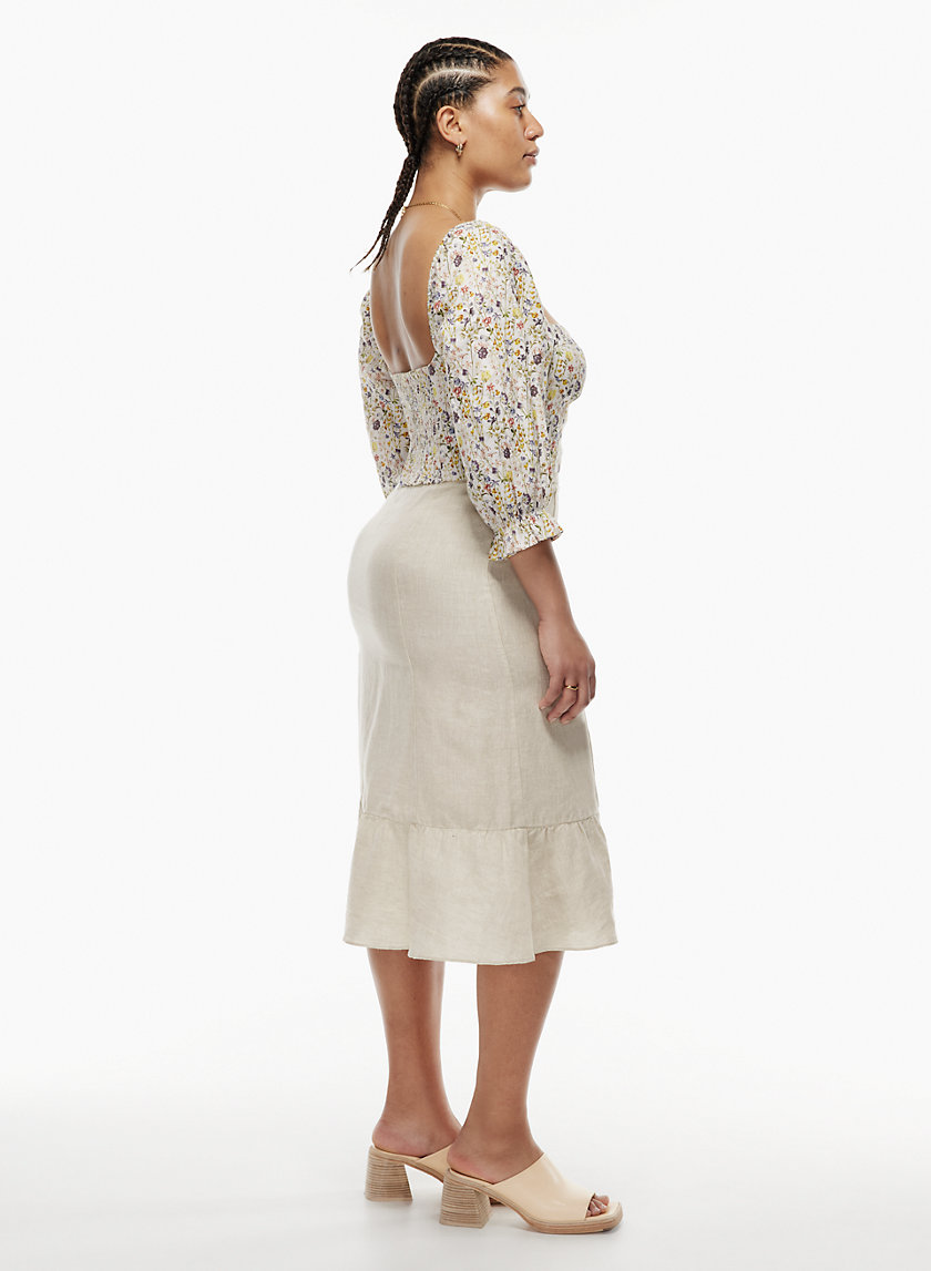 Wilfred CHARIOT LINEN SKIRT Aritzia INTL