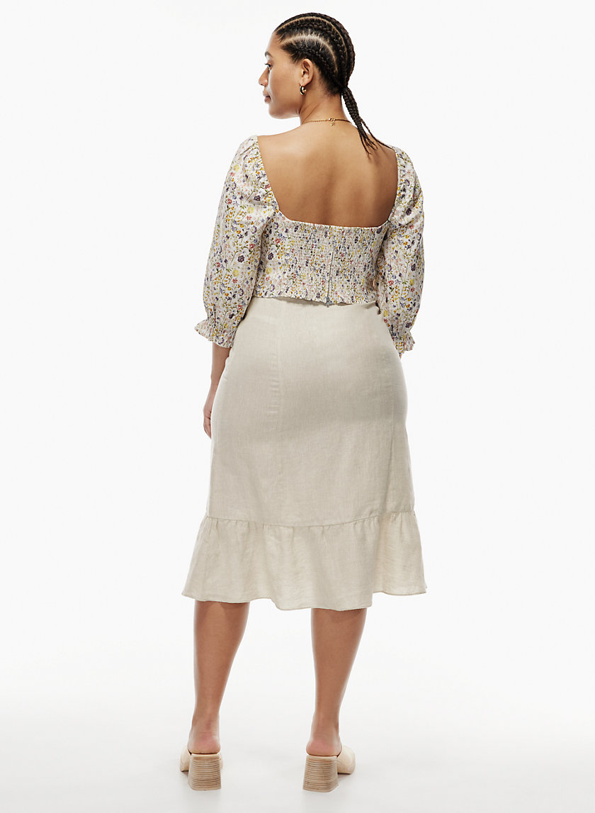 Wilfred CHARIOT LINEN SKIRT Aritzia INTL