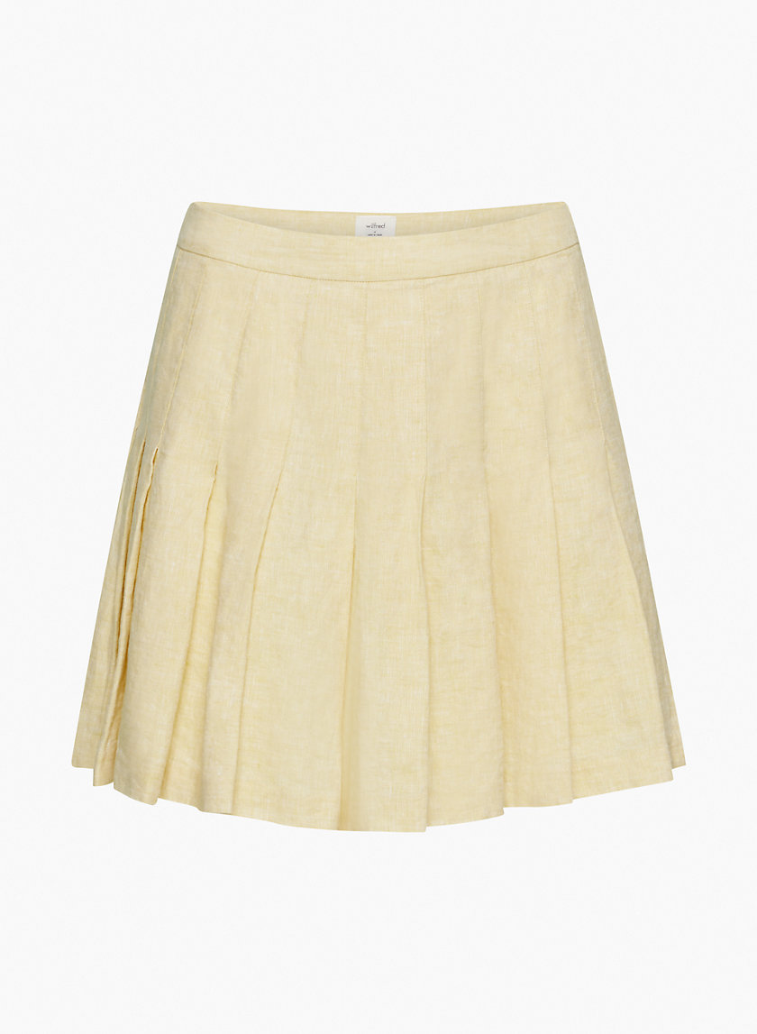 Wilfred ORCHARD LINEN SKIRT Aritzia INTL