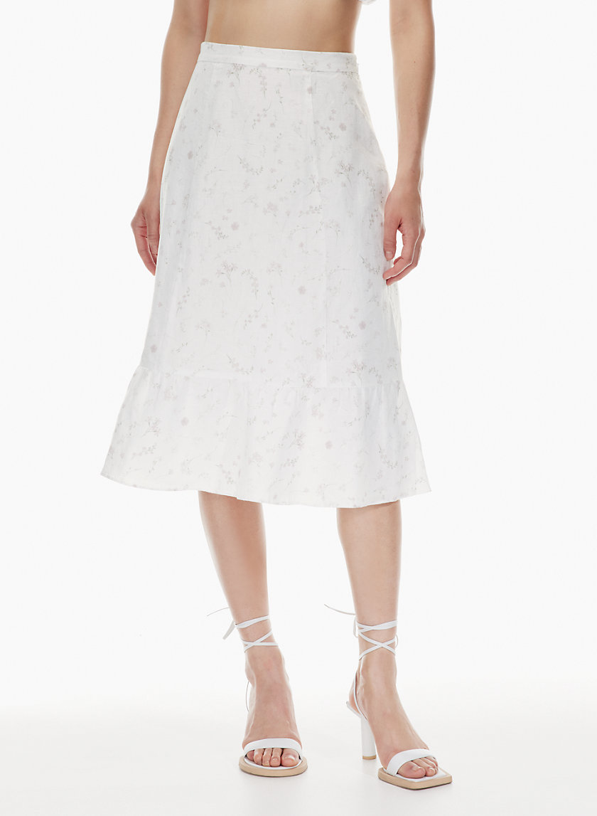 Wilfred CHARIOT LINEN SKIRT Aritzia US