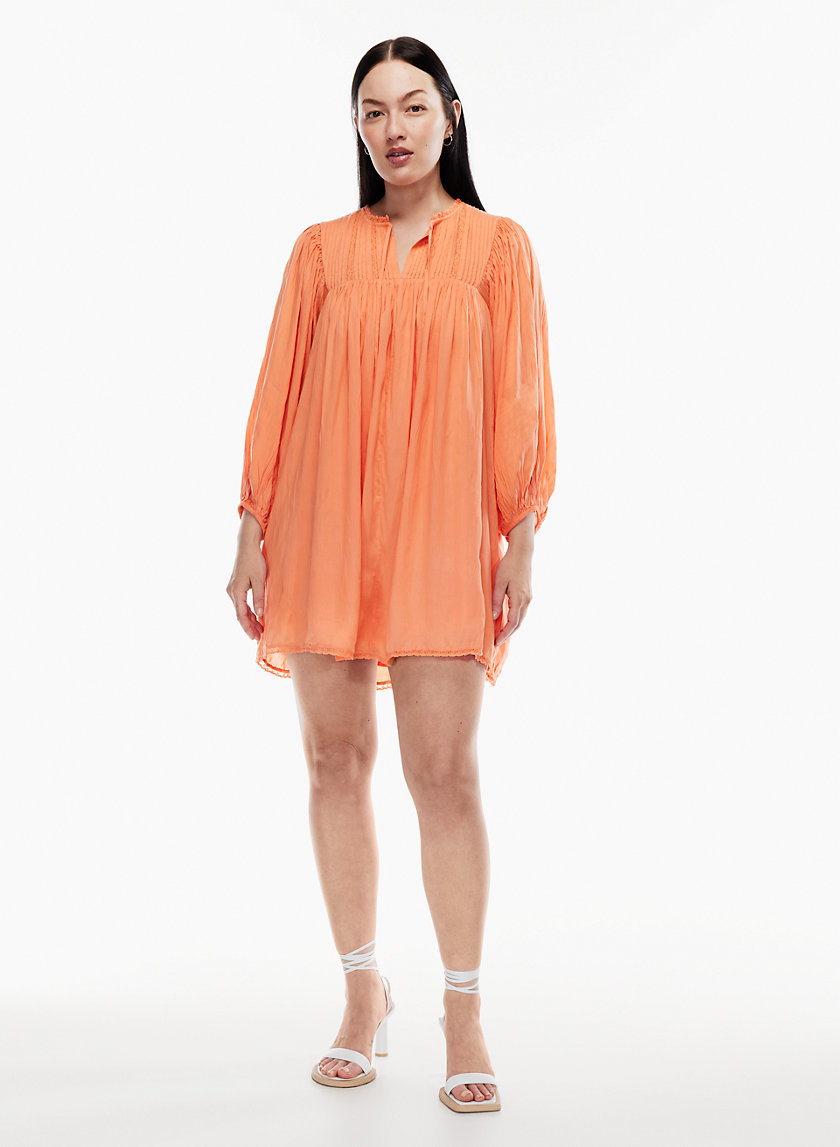 aritzia orange dress