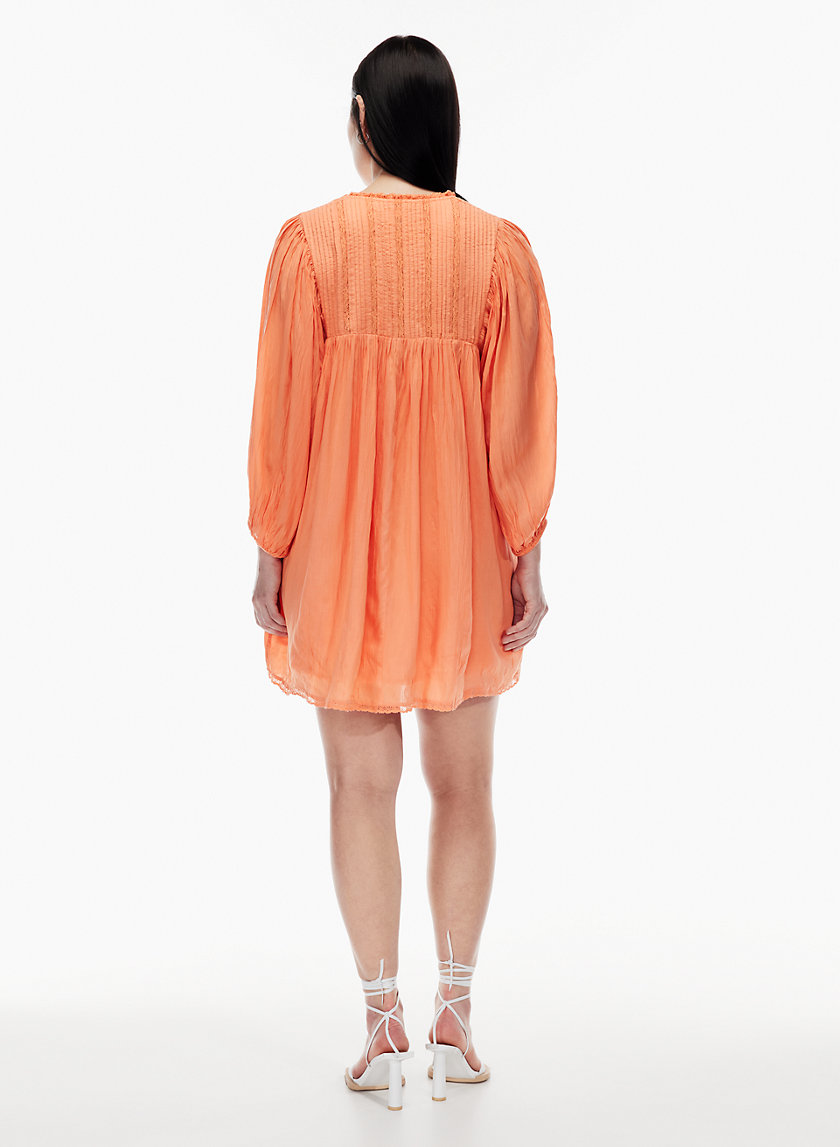 aritzia orange dress