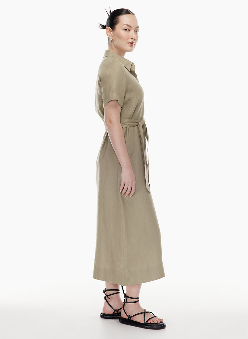 Aritzia linen hot sale dress