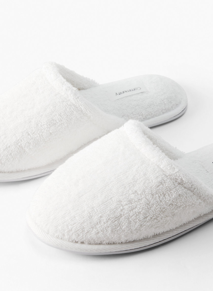 Fashion Ladies Sleek Comfy Slippers For Women-White