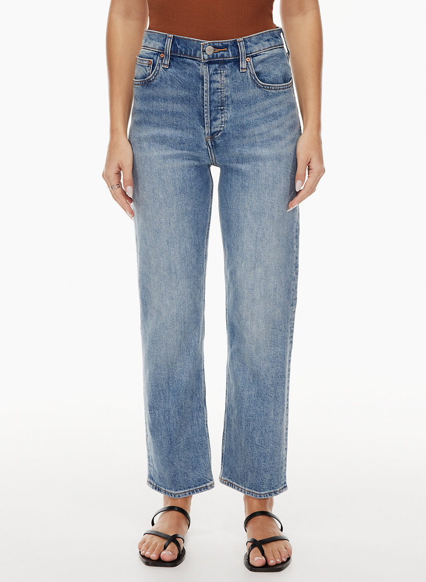 Denim Forum THE ARLO HIGH RISE STRAIGHT 28L | Aritzia US