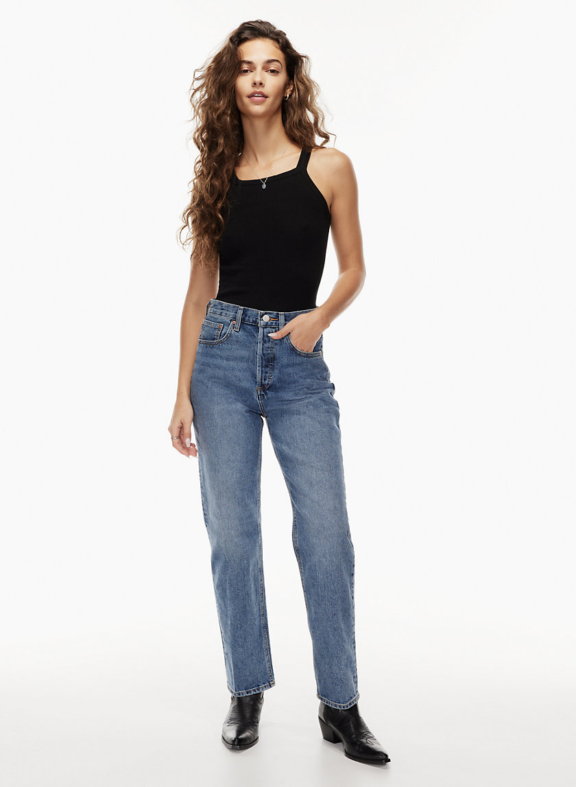 Denim Forum THE JONI HIGH RISE LOOSE 29L | Aritzia US