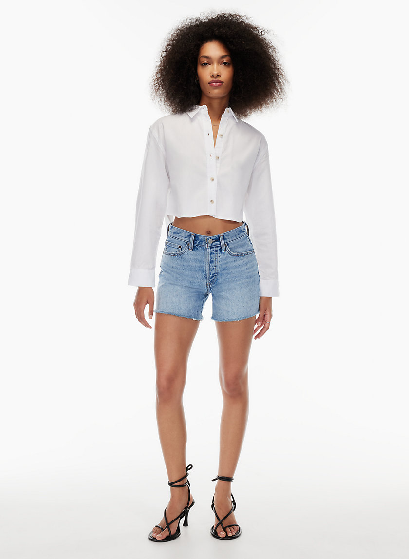 Denim Forum THE CLAUDIA BAGGY SHORT | Aritzia CA