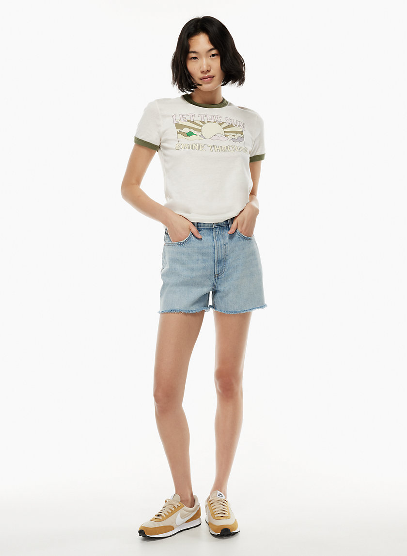Denim Forum THE BOYFRIEND LOOSE SHORT 