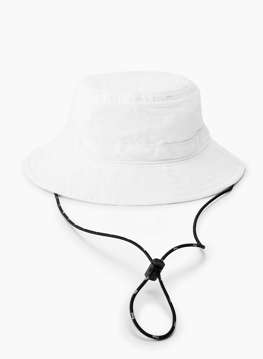 Tna Drawcord Bucket Hat in White size Small/Medium